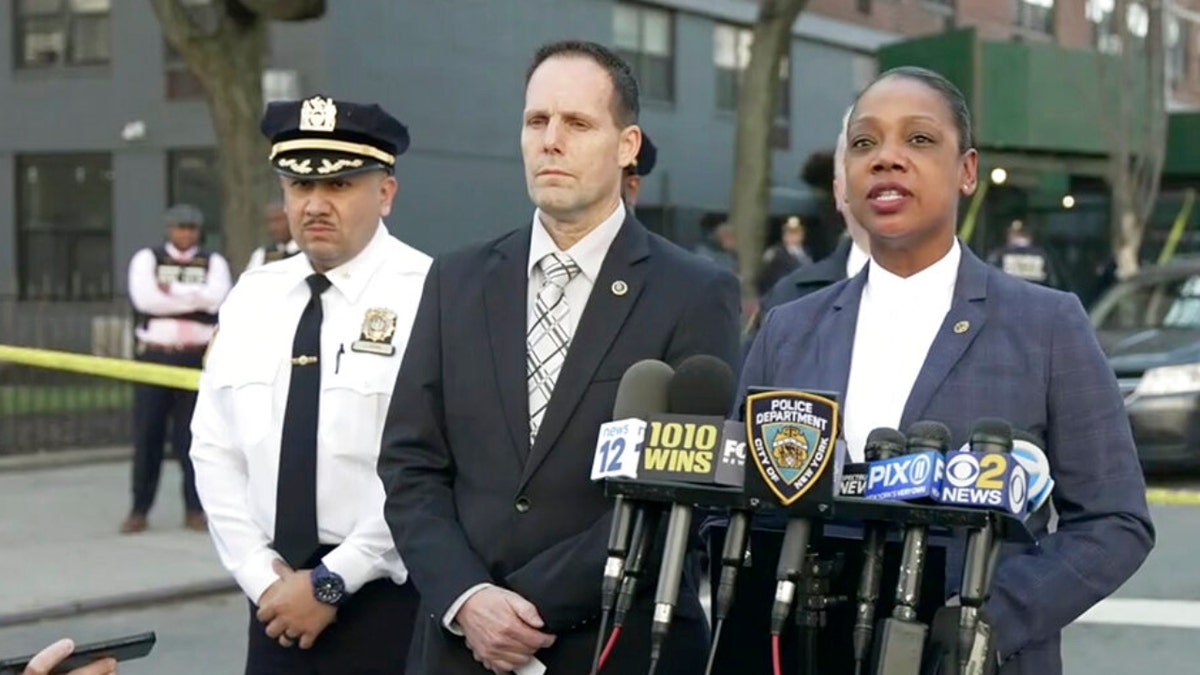 The NYPD hold a Friday news conference on the Bronx shooting