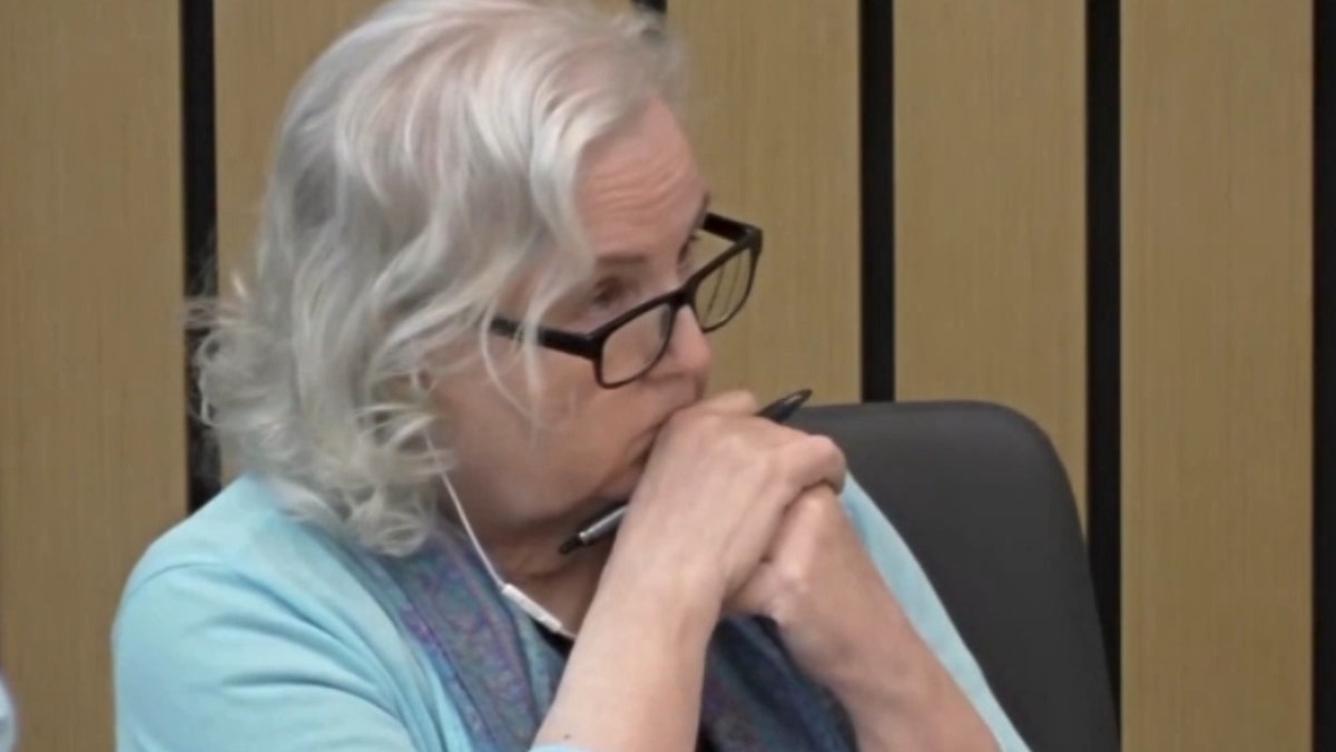 Nancy Crampton-Brophy appears in an Oregon courtroom for her murder trial.