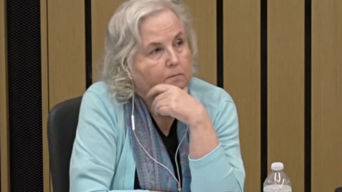 Nancy Crampton-Brophy appears in an Oregon courtroom for her murder trial.