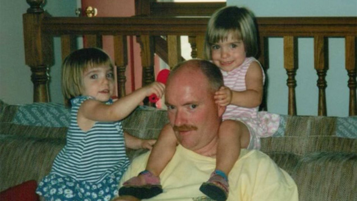 Bill Collins and his daughters