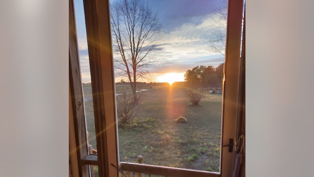 View from the dairy farm house