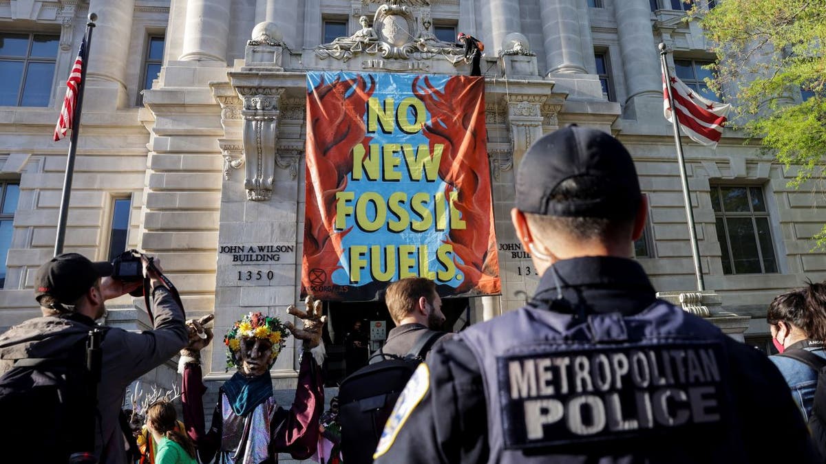 DC Climate Protest environmental justice Biden administration EPA HHS DOJ