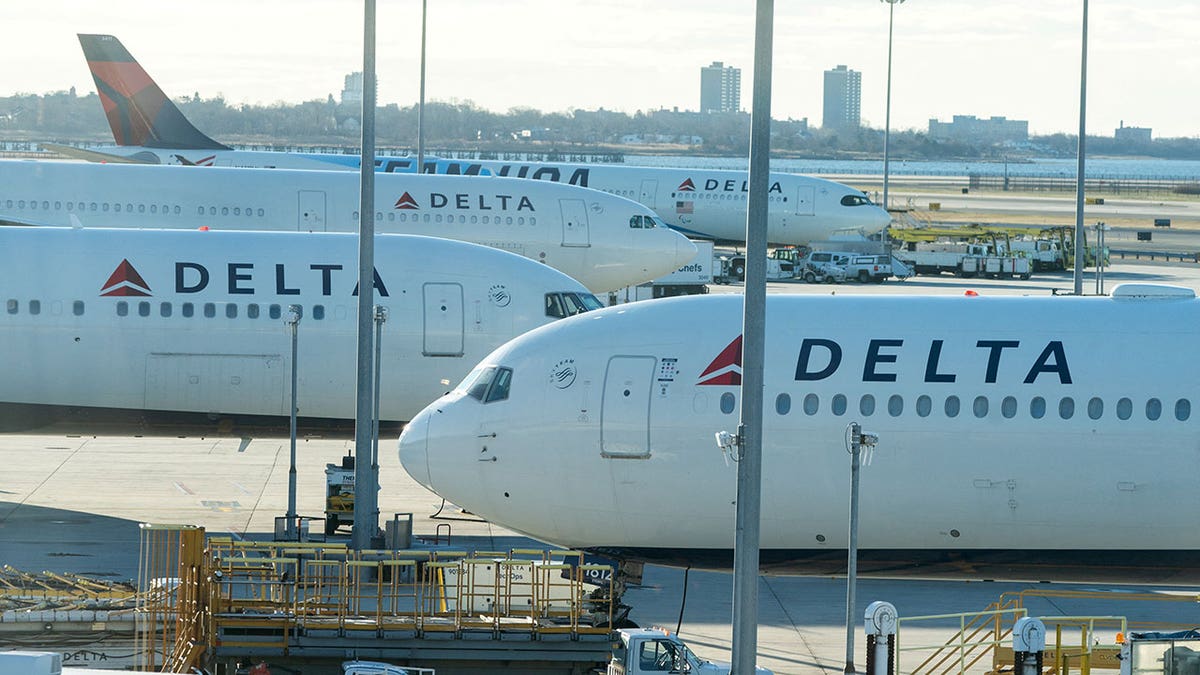 Delta Air Lines plane in New York