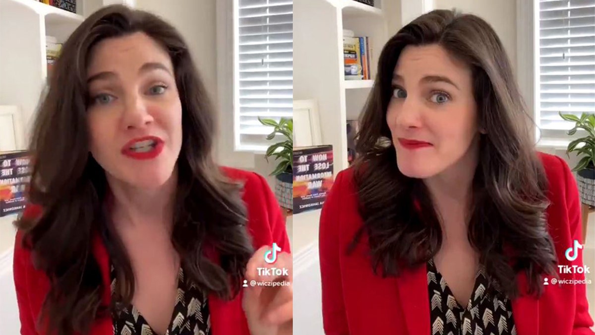 Nina Jankowicz, the former executive director of the Disinformation Governance Board sings on TikTok.