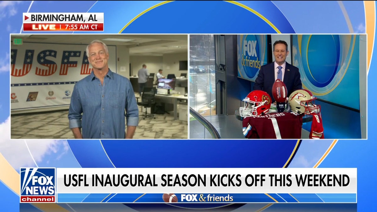 Daryl Johnston appeared on "Fox &amp; Friends" on Monday, April 11, 2022.