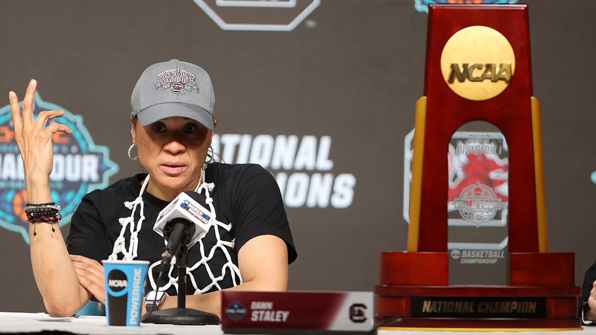 South Carolina's Dawn Staley explains missing national anthem before Final  Four game