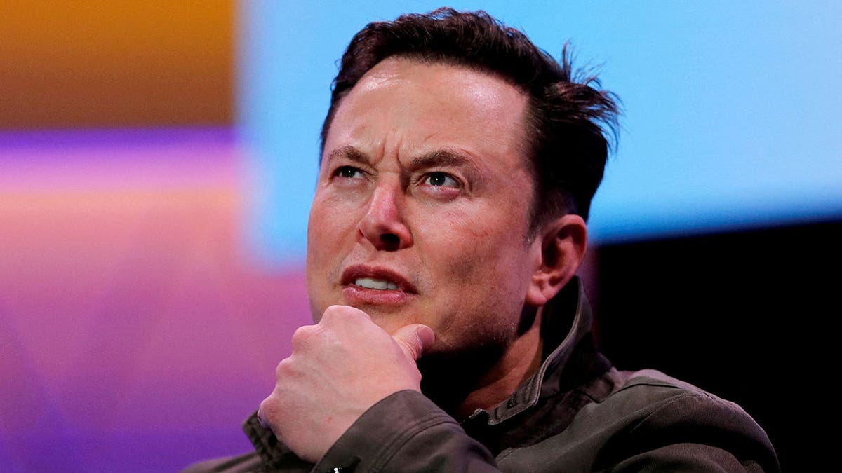 Elon Musk gestures during a conversation with legendary game designer Todd Howard (not pictured) at the E3 gaming convention in Los Angeles, California, U.S., June 13, 2019.