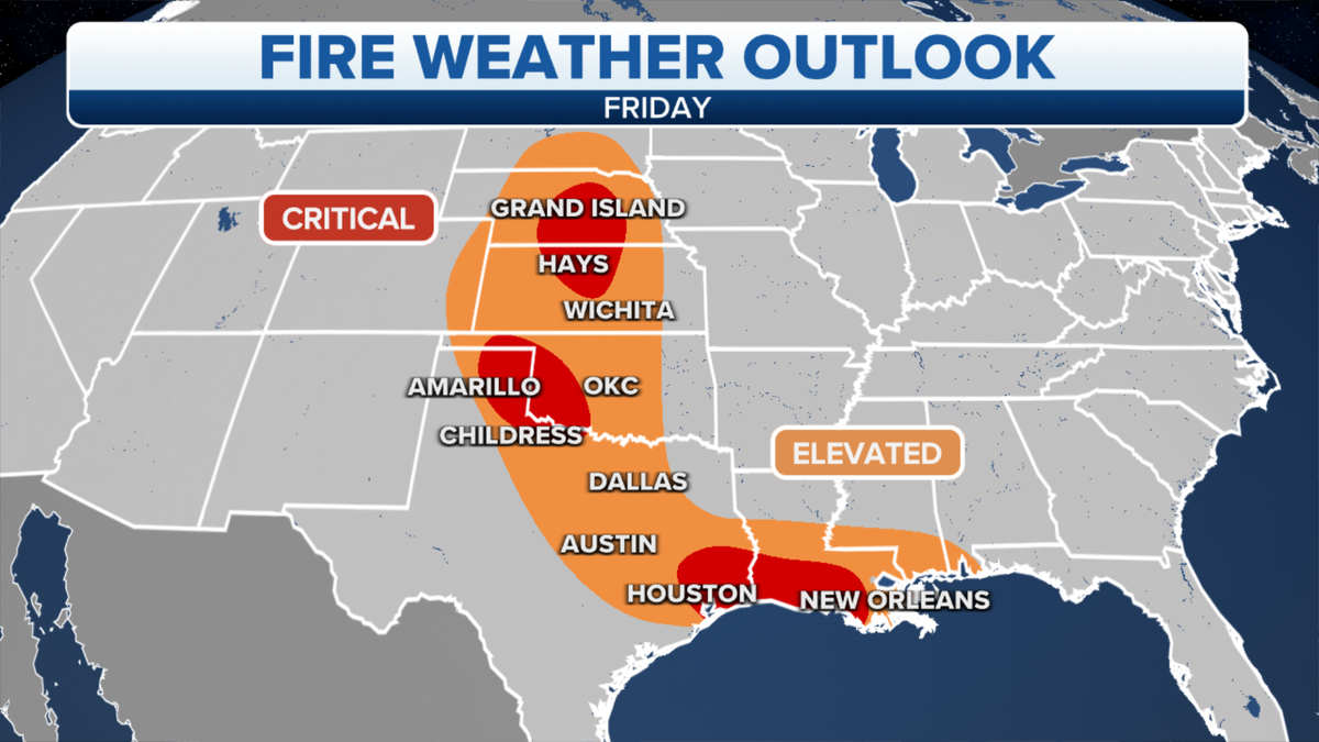 Friday fire weather outlook 