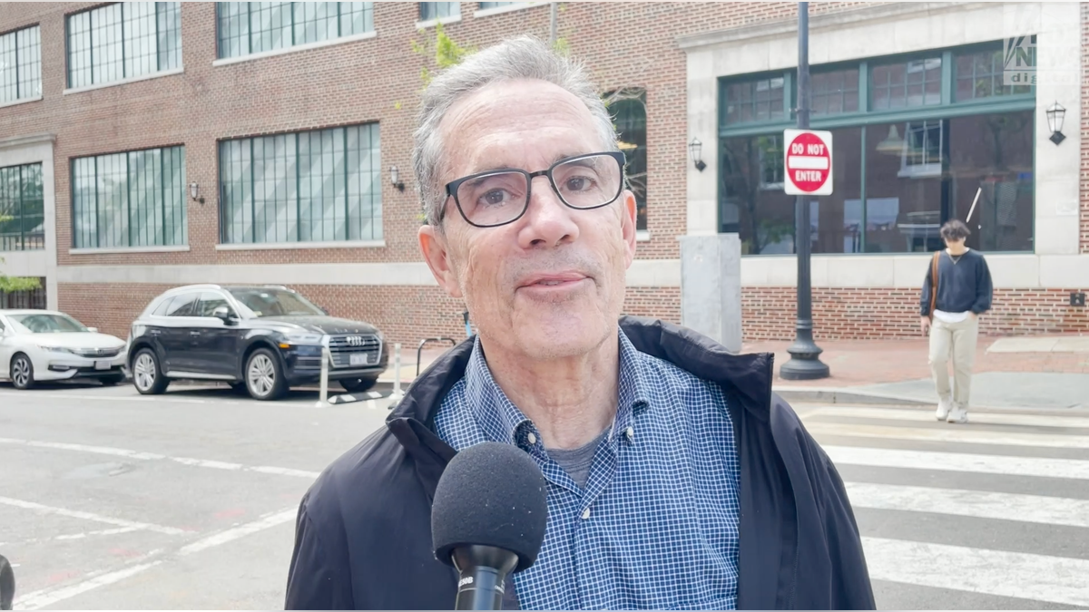 A man walking around Georgetown, D.C. tells Fox News Elon Musk is "untrustworthy" but "brilliant" (Fox Digital)