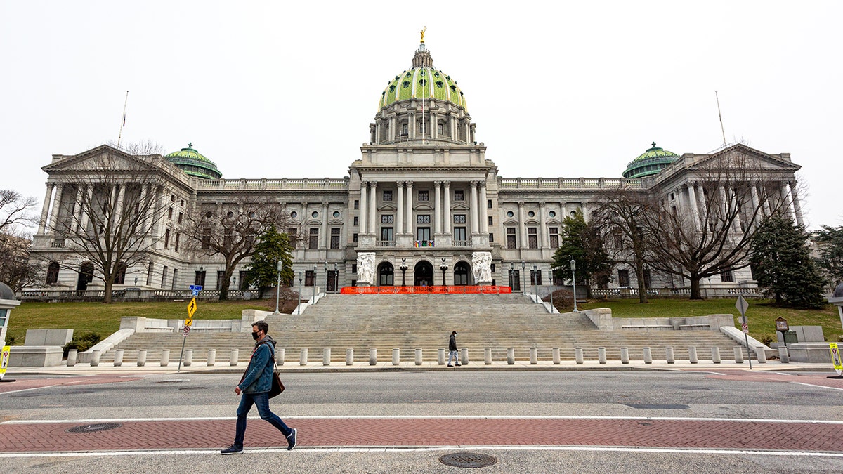 Pennsylvania's State Capitol building in Harrisburg.