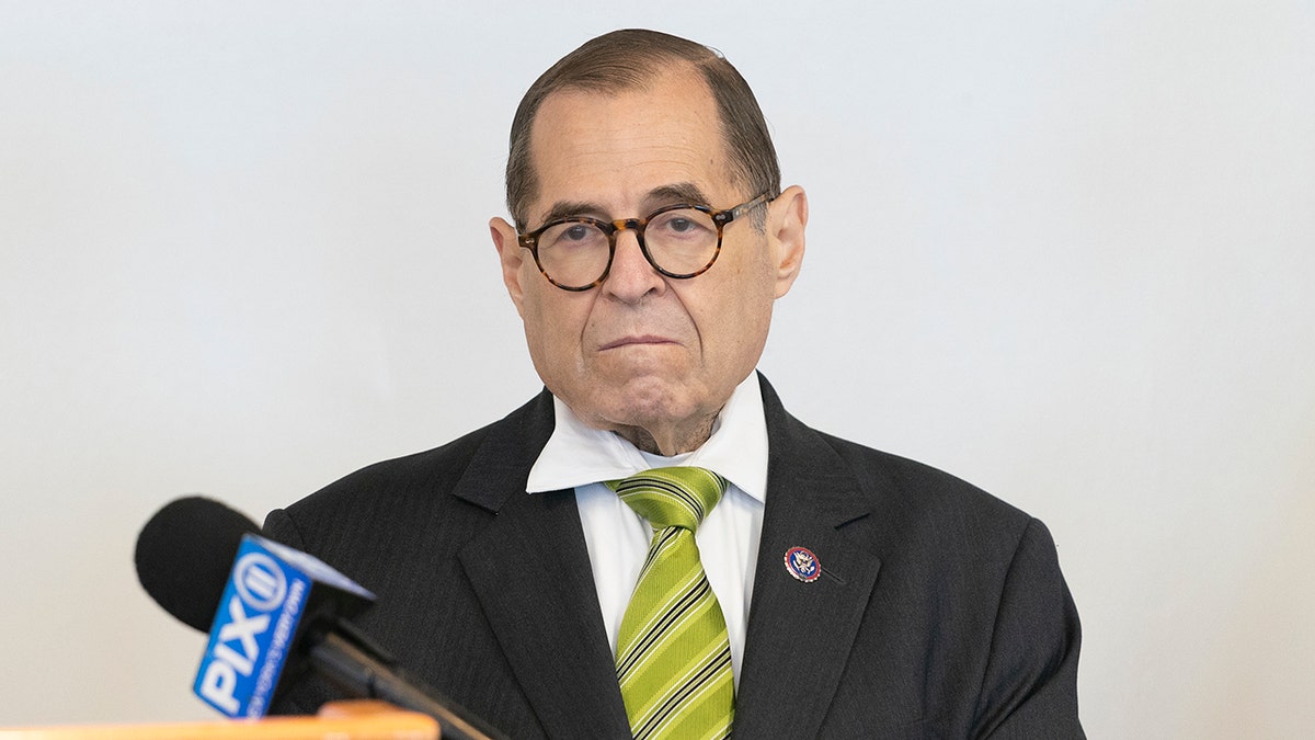 U.S. Representative Jerry Nadler attends during press conference on expanded Child Tax Credit (CTC) at Ted Weiss Federal Building. U. S. Congress expanded the CTC in March of 2021 as part of the American Rescue Plan, so that families could get more relief and help. The first advanced checks will be sent to families on Thursday, July 15. The checks will be $250-300 per child, and families will receive these checks every month for the rest of 2021. Senator Charles Schumer, Representatives Alexandria Ocasio-Cortez and Jerry Nadler urged people with qualified children to apply for that money. Qualified children are children with valid Social Security Number regardless of the status of their parents.