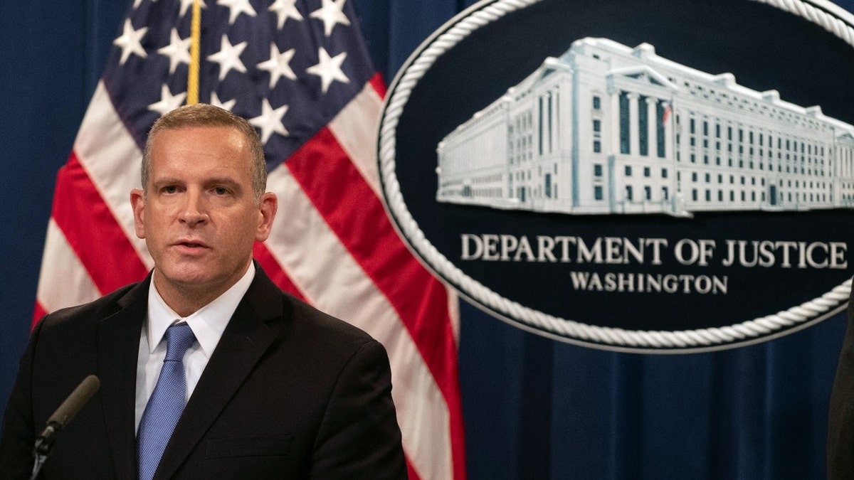 FBI Deputy Director Paul Abbate speaks about Operation Dark HunTor, a joint criminal opioid and darknet enforcement operation, during a press conference at the US Department of Justice in Washington, DC, on October 26, 2021. - Police around the world arrested 150 suspects, including several high-profile targets, involved in buying or selling illegal goods online in one of the largest-ever stings targeting the dark web, Europol said. HunTOR also recovered millions of euros in cash and bitcoin, as well as drugs and guns. Photo by ROBERTO SCHMIDT / AFP