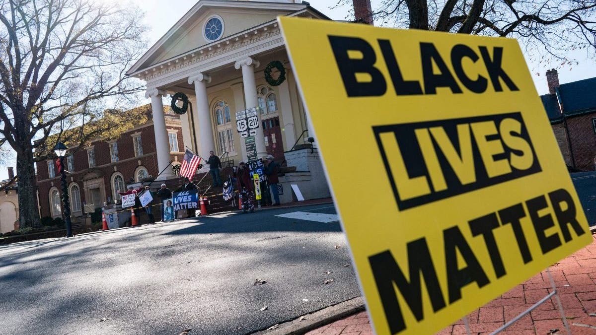 Black Lives Matter sign being held