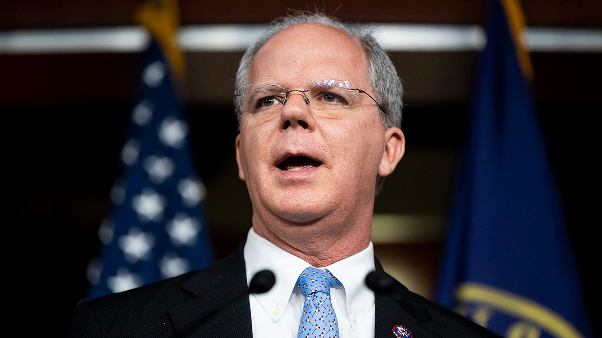 UNITED STATES - FEBRUARY 8: Rep. Brett Guthrie, R-Ky., speaks during the House Republican Conference news conference in the Capitol on Tuesday, February 8, 2022.