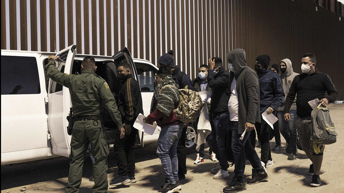 Migrants at the border seeking asylum in Arizona