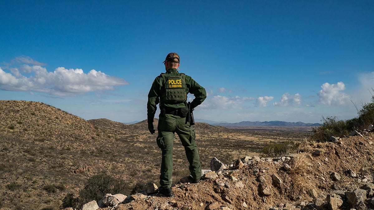 On the southern border with the Border Patrol