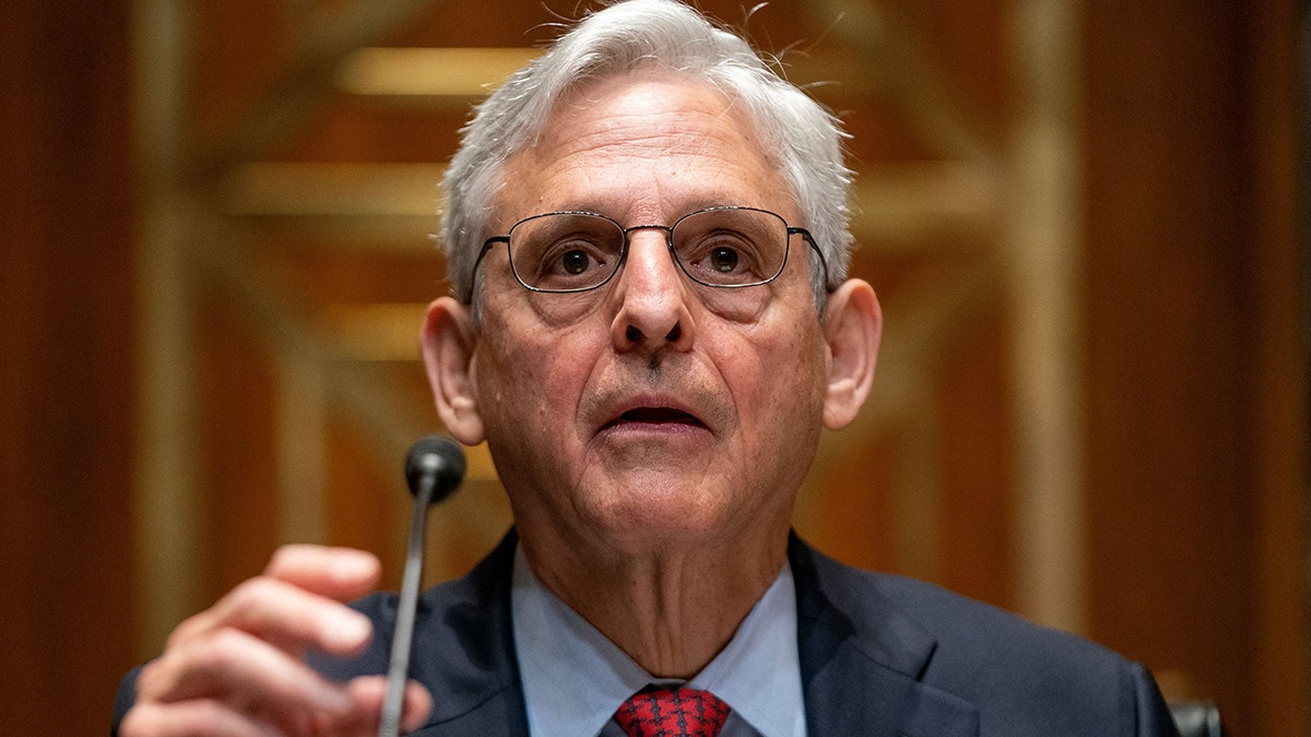 Attorney General Merrick Garland answers questions during a Senate Appropriations Subcommittee on Commerce, Justice, Science, and Related Agencies hearing to discuss the fiscal year 2023 budget of the Department of Justice at the Capitol in Washington, DC, on April 26, 2022. (Photo by Greg Nash / POOL / AFP) (Photo by GREG NASH/POOL/AFP via Getty Images)