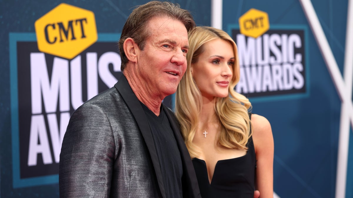 Dennis Quaid and Laura Savoie