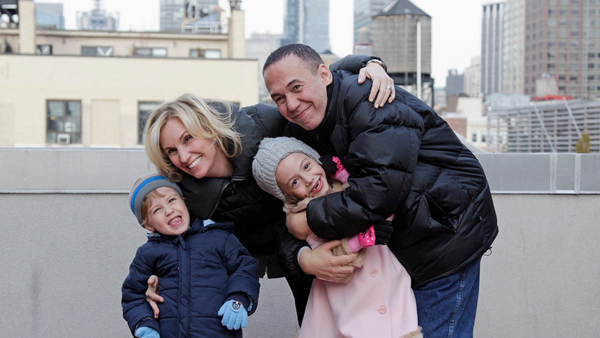 Gilbert Gottfried and his family