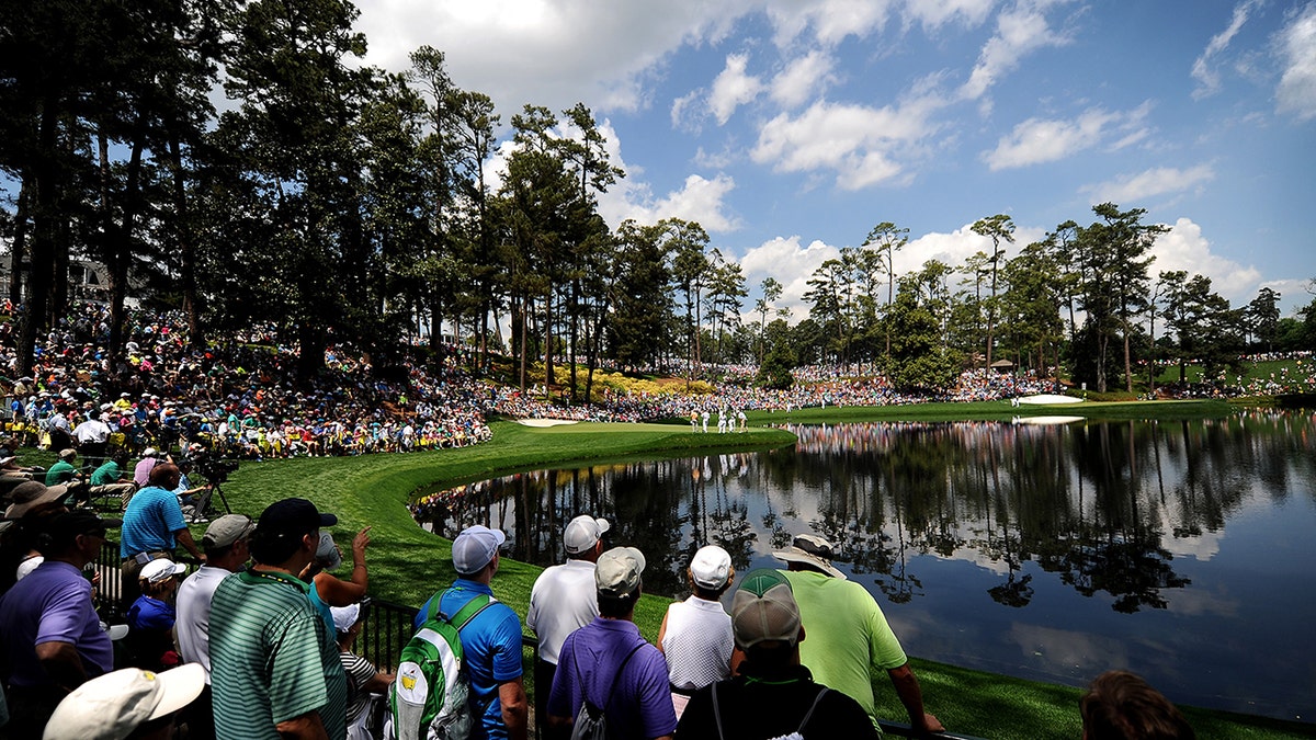 Masters practice round