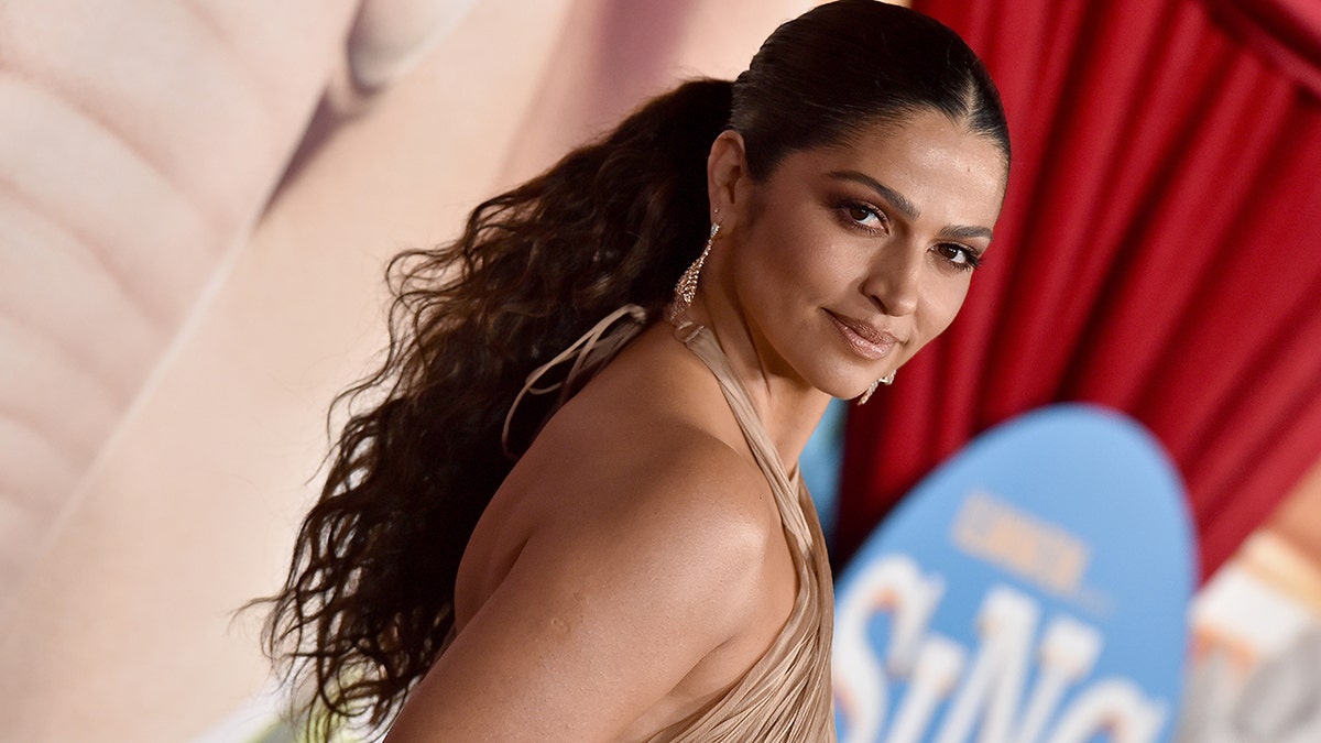 Camila Alves McConaughey hurts neck falling down stairs, says she’s OK: ‘Sh** Happens”