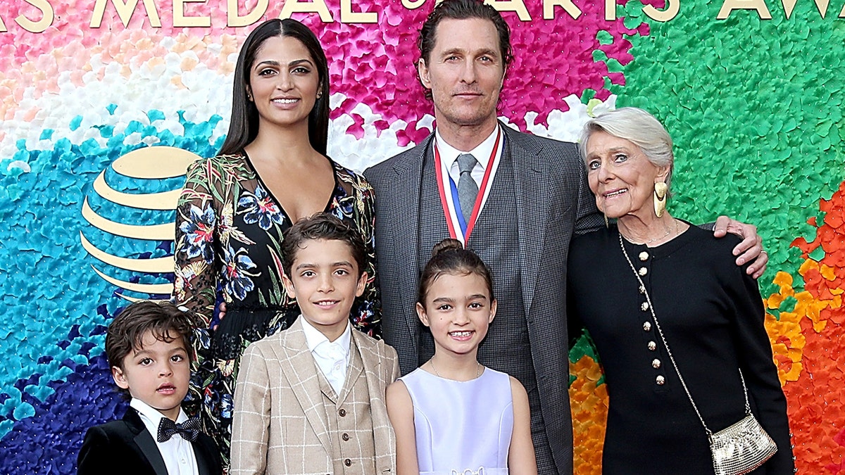 Camila Alves McConaughey and family