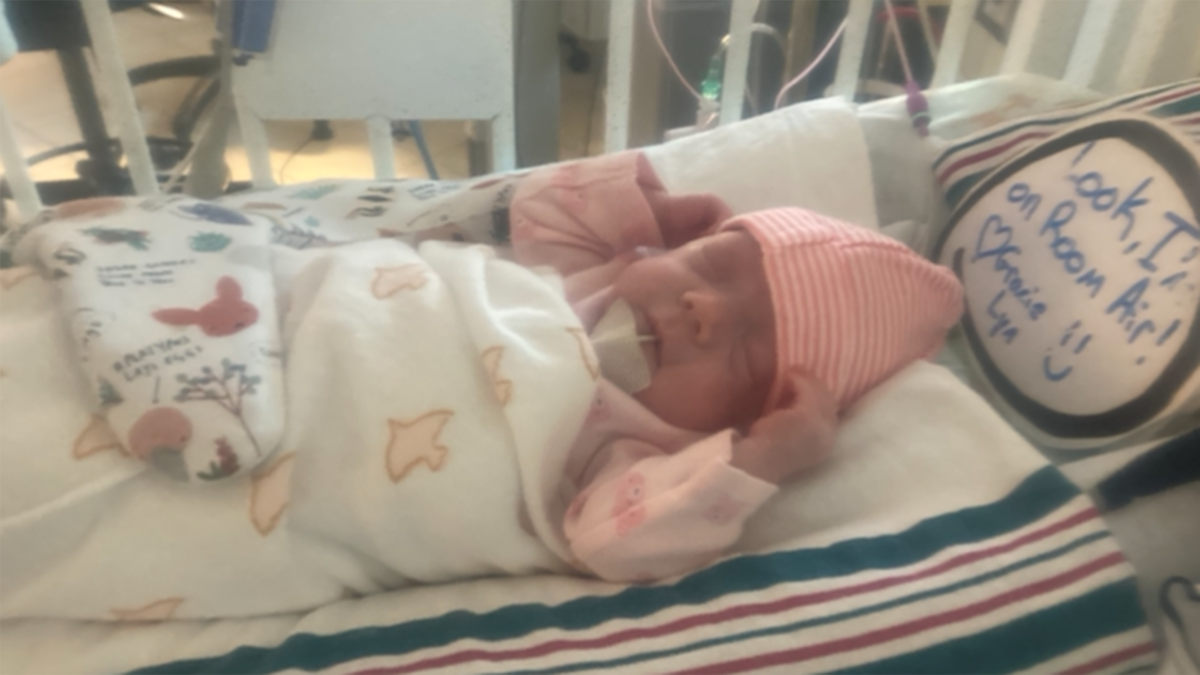 Virginia baby born premature