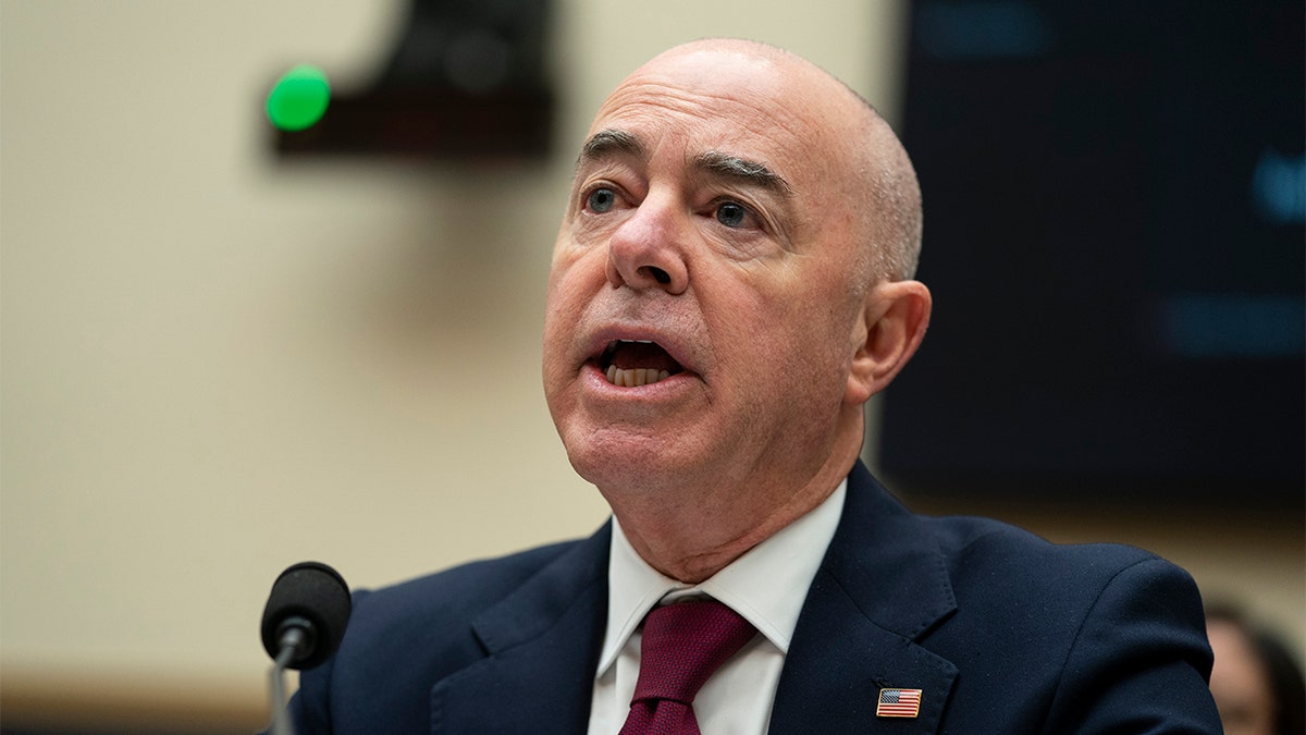 Homeland Security Secretary Alejandro Mayorkas testifies before the House Judiciary Committee, on Capitol Hill, Thursday, April 28, 2022, in Washington. (AP Photo/Evan Vucci)