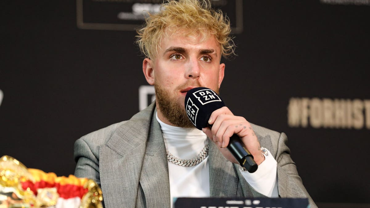 Jake Paul at press conference