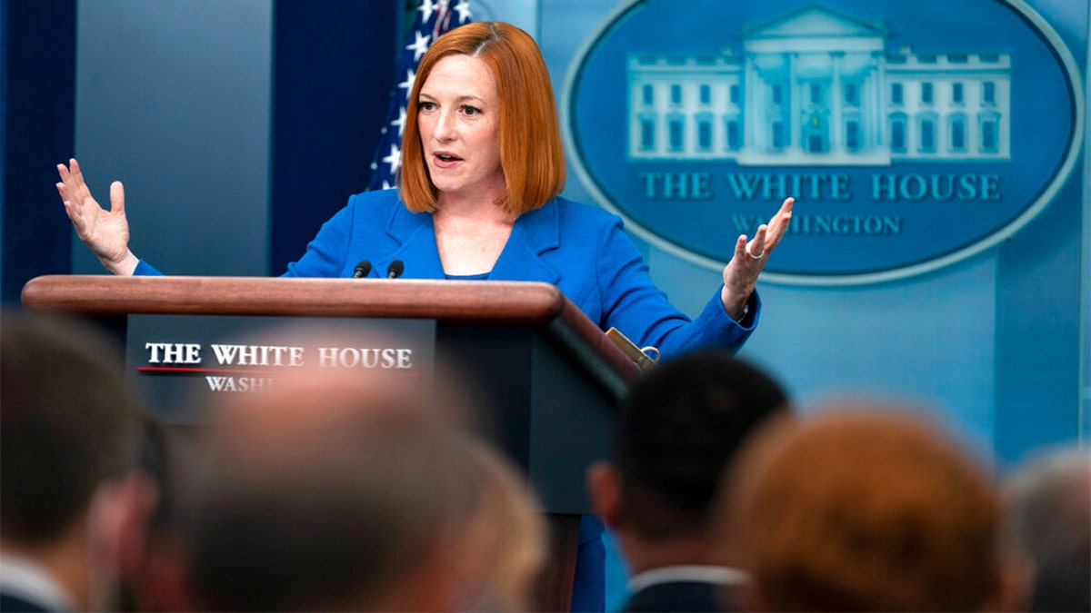 White House press secretary Jen Psaki