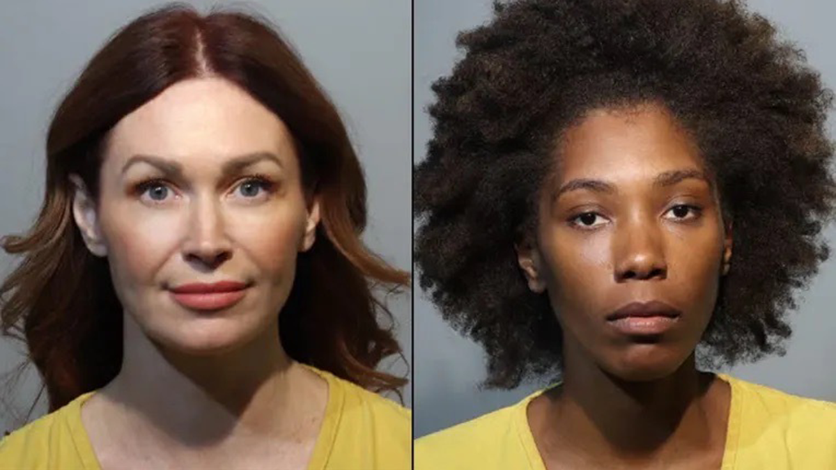 Danya Glenny(L), 42, the bride, and Joycelyn Bryant(R), 31, the caterer, both face a number of charges including tampering, culpable negligence and delivery of marijuana. 