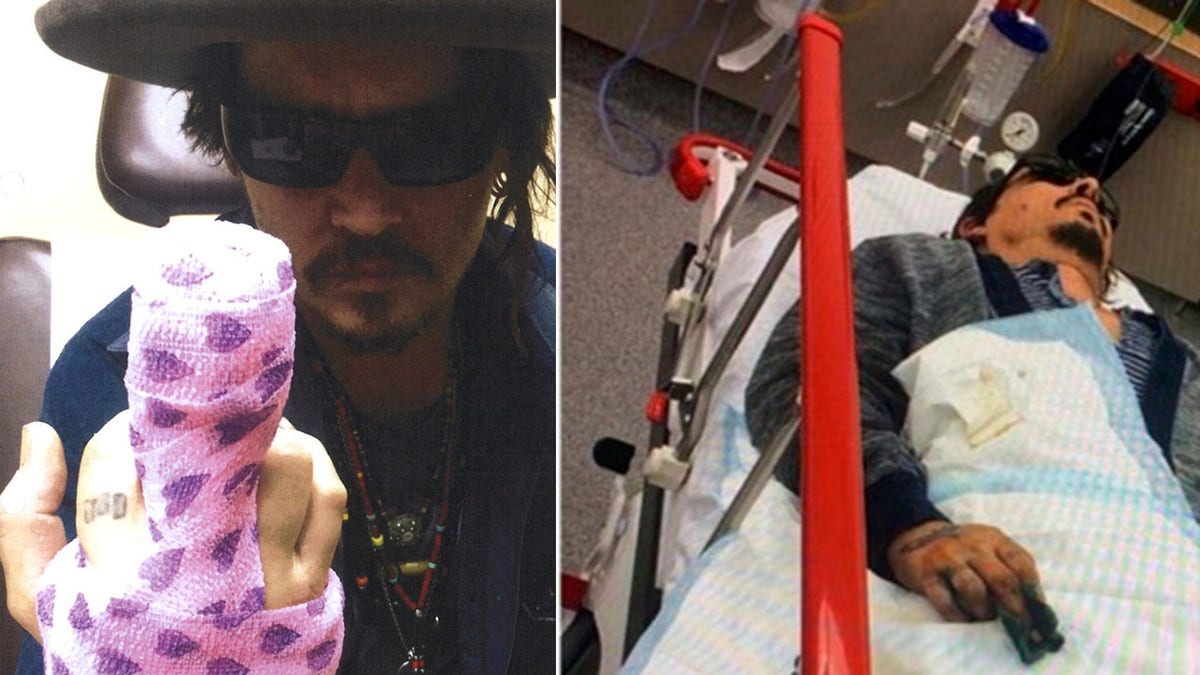 Johnny Depp evidence photos