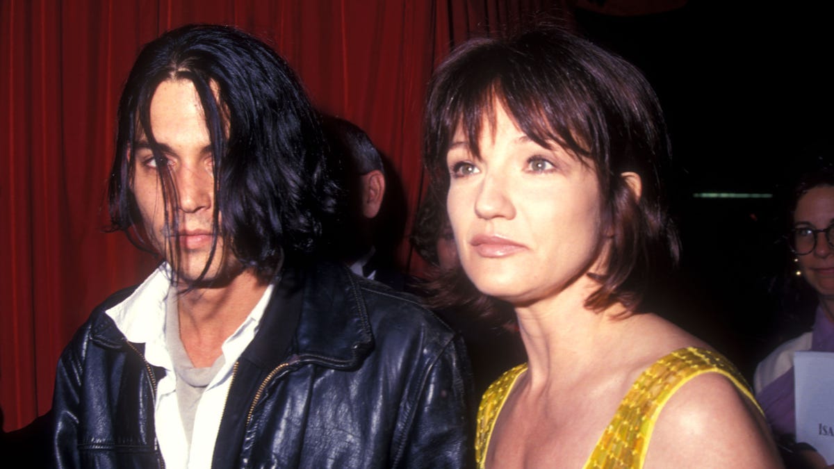 Johnny Depp and Ellen Barkin.