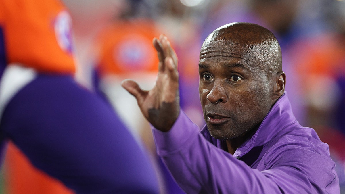 Head coach Kirby Wilson of Pittsburgh Maulers looks on in the third quarter of the game against the Tampa Bay Bandits at Protective Stadium on April 18, 2022 in Birmingham, Alabama.