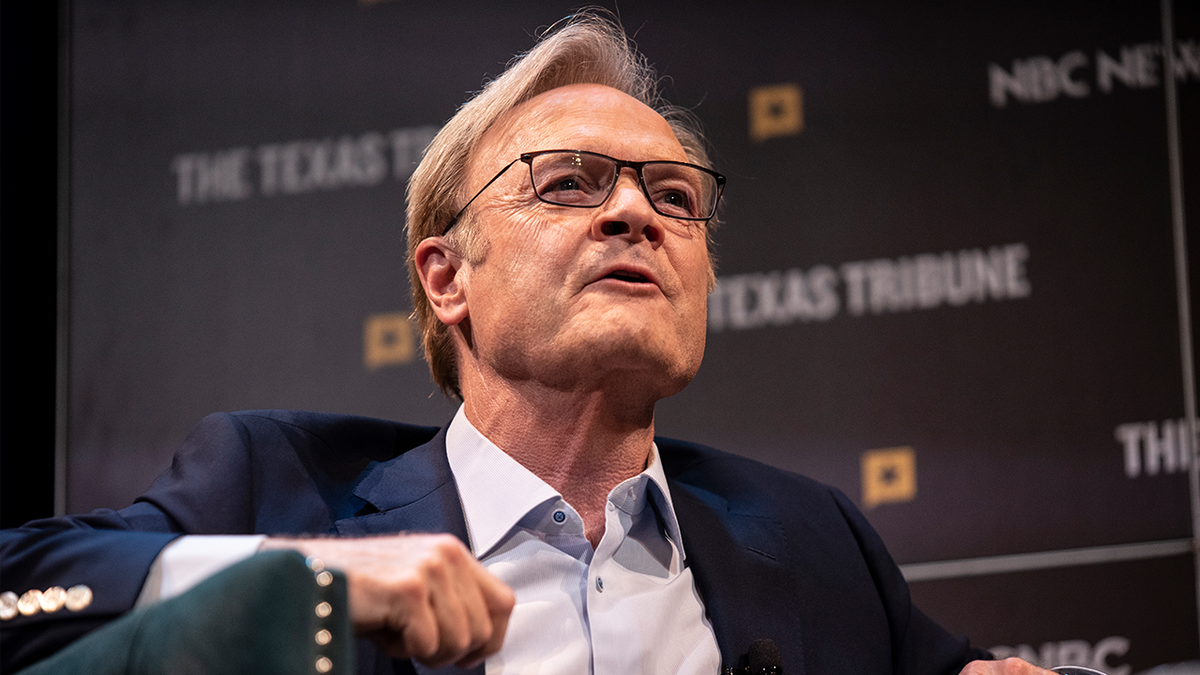 MSNBC's Lawrence O'Donnell smiles after making a joke during a panel at The Texas Tribune Festival on September 28, 2019 in Austin, Texas.