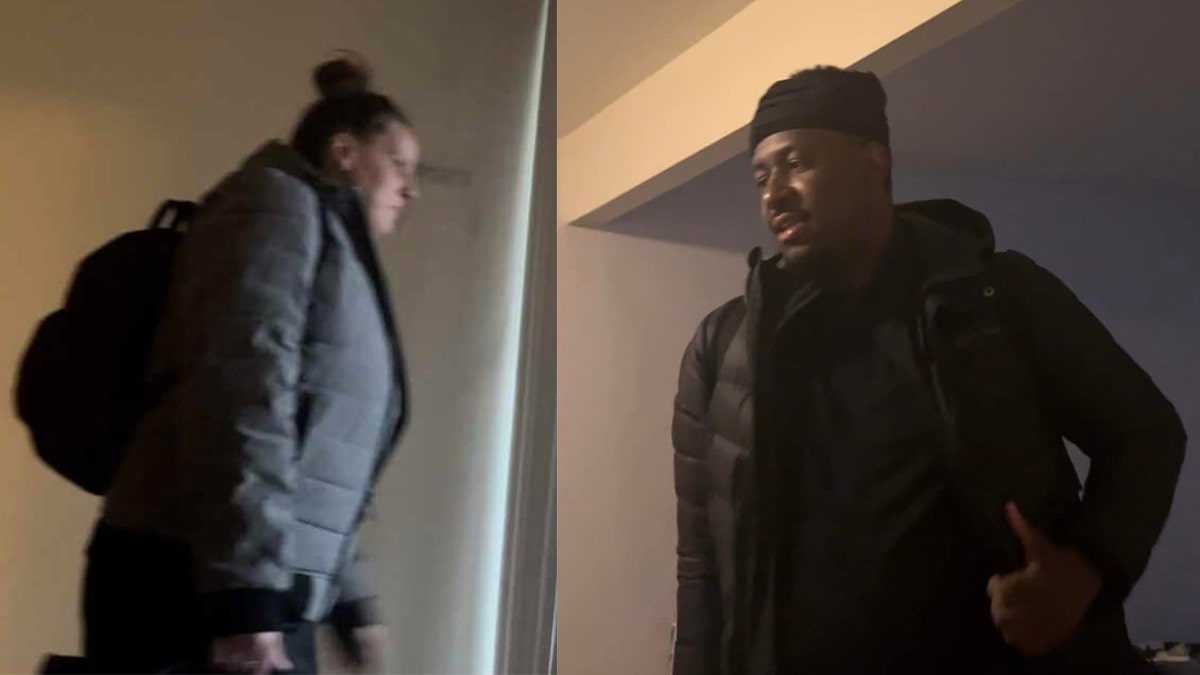 Residents in Maryland returned home from vacation to find a man and woman in their home. The pair are accused of selling off the residents' belongings.