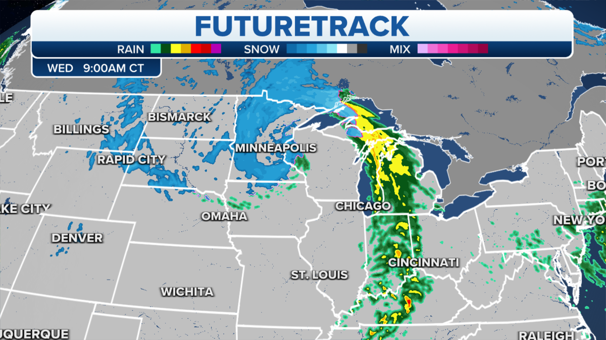 Futuretrack map of the Midwest