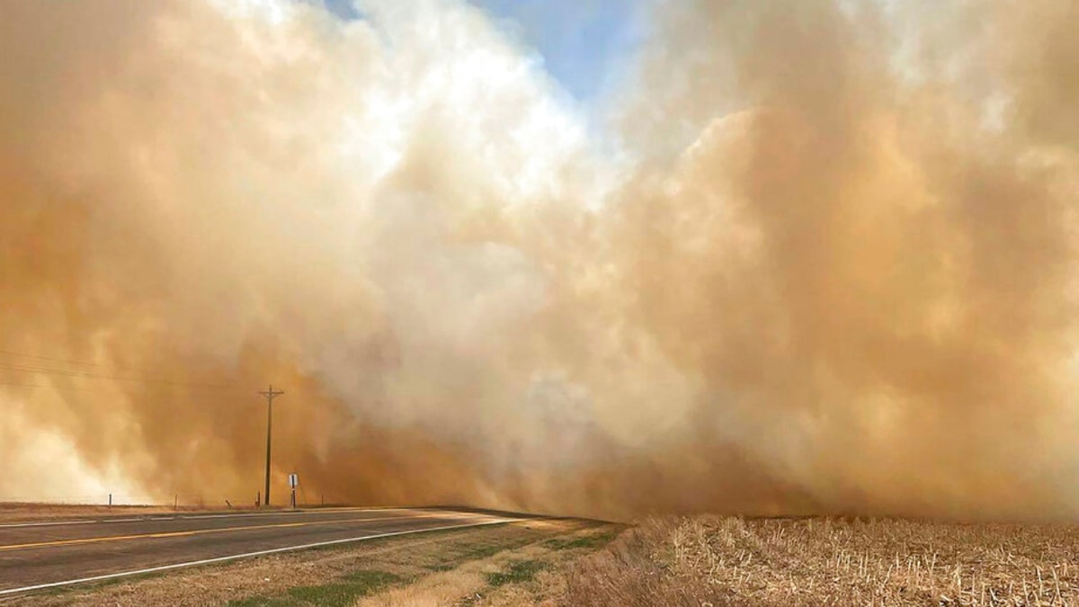 Nebraska wildfire smoke