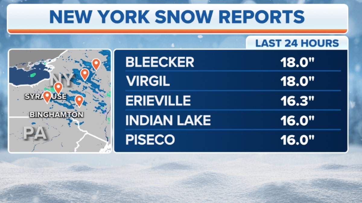 New York snow report