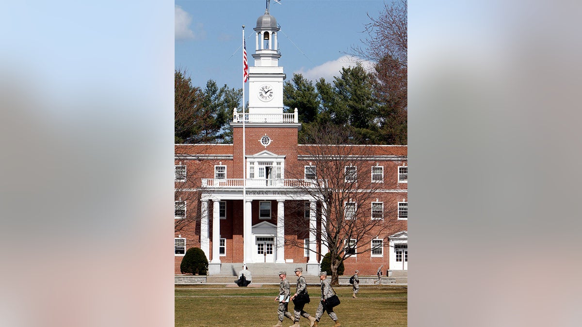 Norwich University in Northfield, Vt. Norwich University is the nation's oldest private military academy.