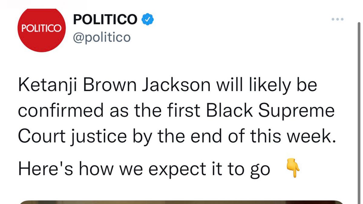 Politico tweeted 