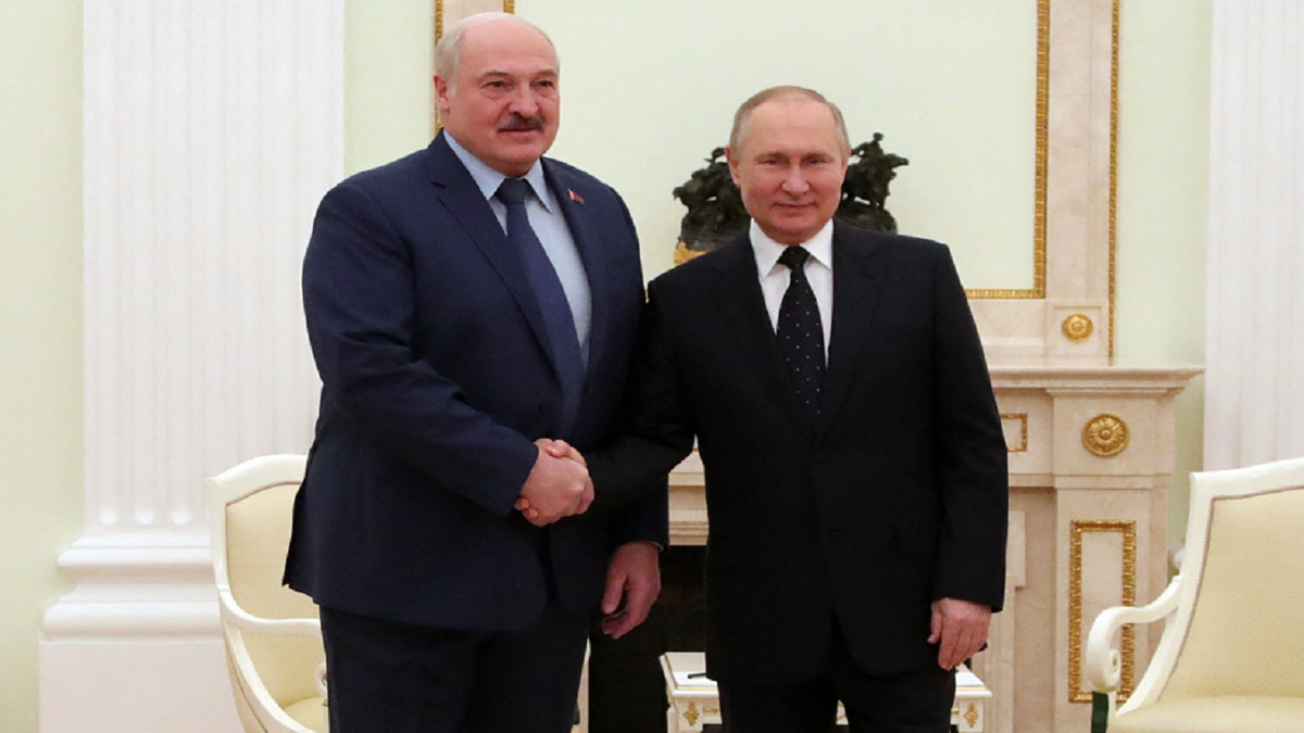 Putin and Lukashenko