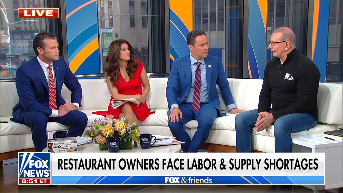 Celebrity chef Robert Irvine talks to 'Fox & Friends'