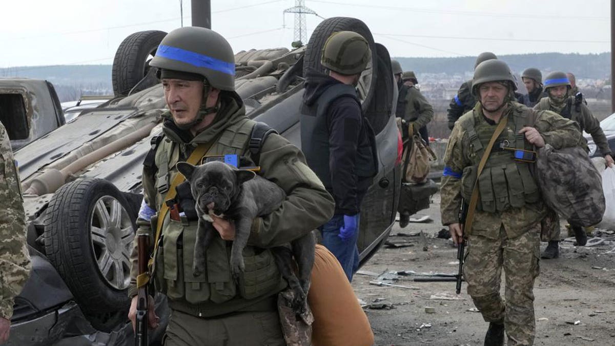 Ukrainian soldier Russian invastion