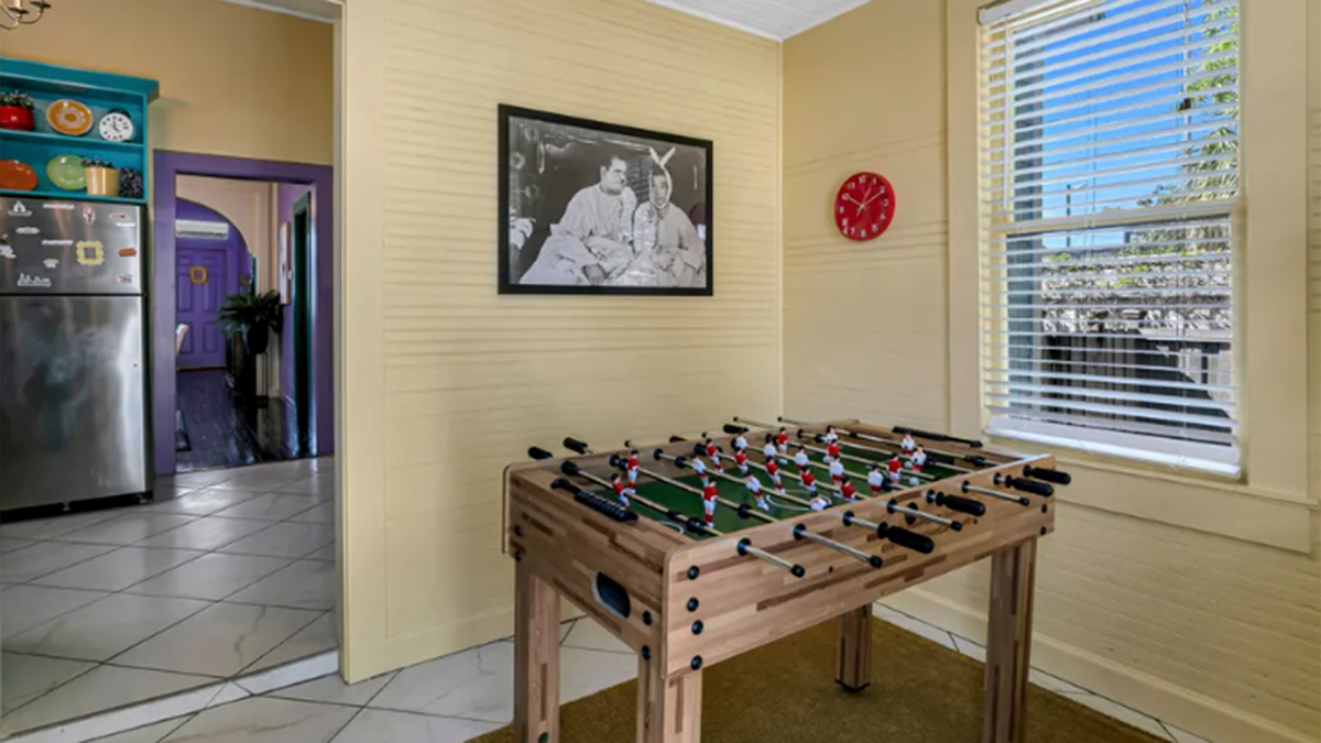 Friends Airbnb foosball table