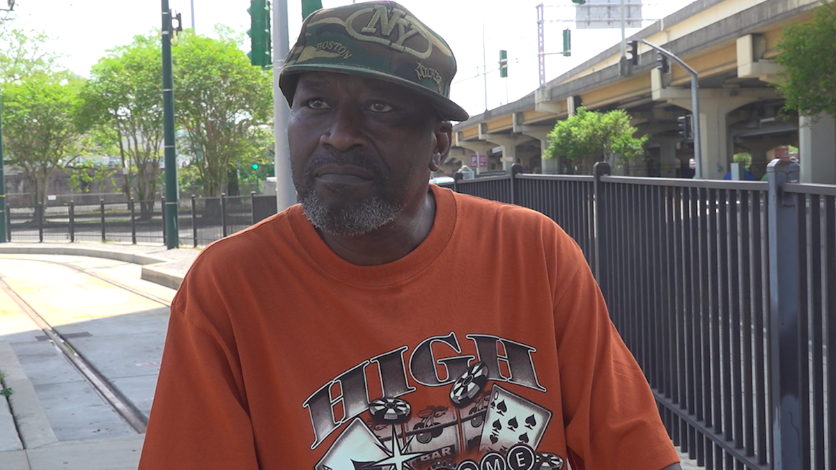 homeless Darrell Gibson