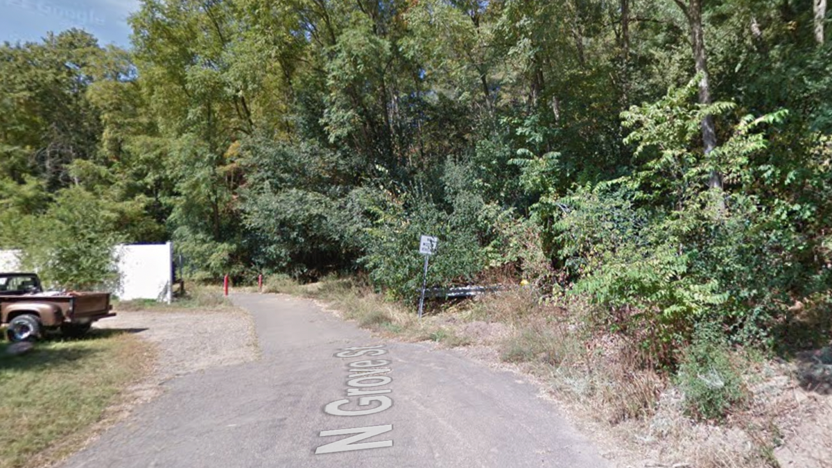 Lily Peters' remains were found in the woods near the end of North Grove Road, which turns into a walking trail.