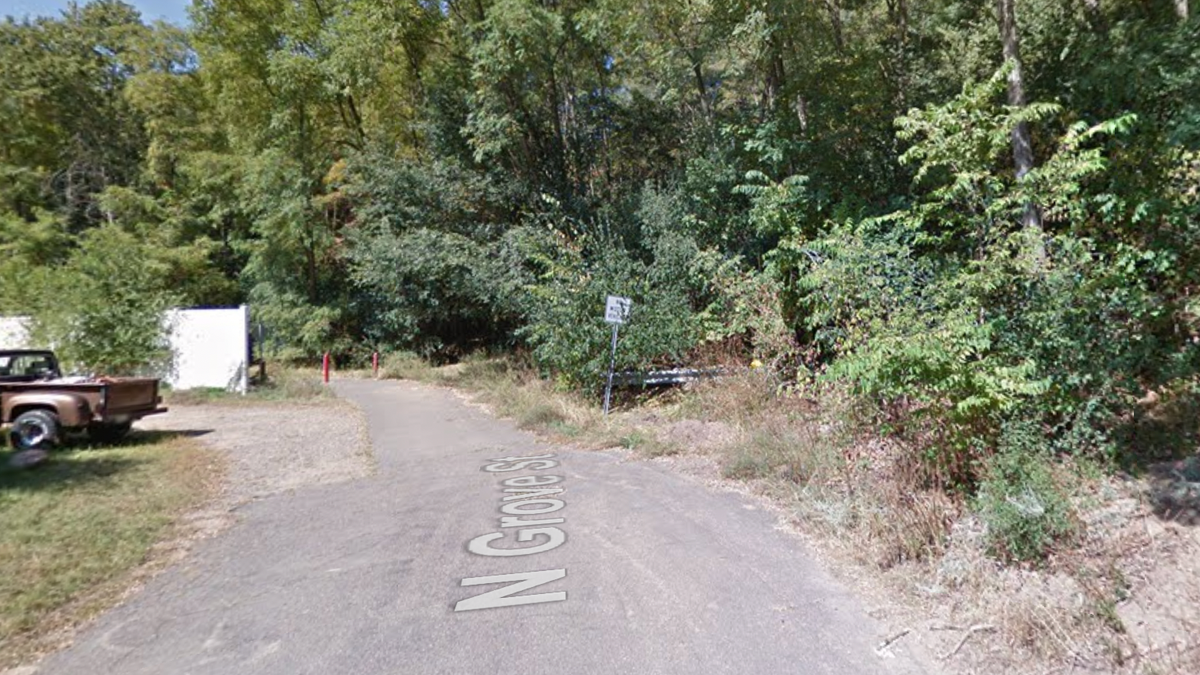 Lily Peters' remains were found in the woods near the end of North Grove Road, which turns into a walking trail.