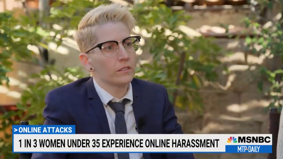 19th News reporter Kate Sosin, who goes by "they/them" pronouns, is irked at MSNBC.