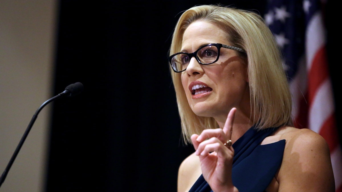 Democrat Arizona Sen. Kyrsten Sinema